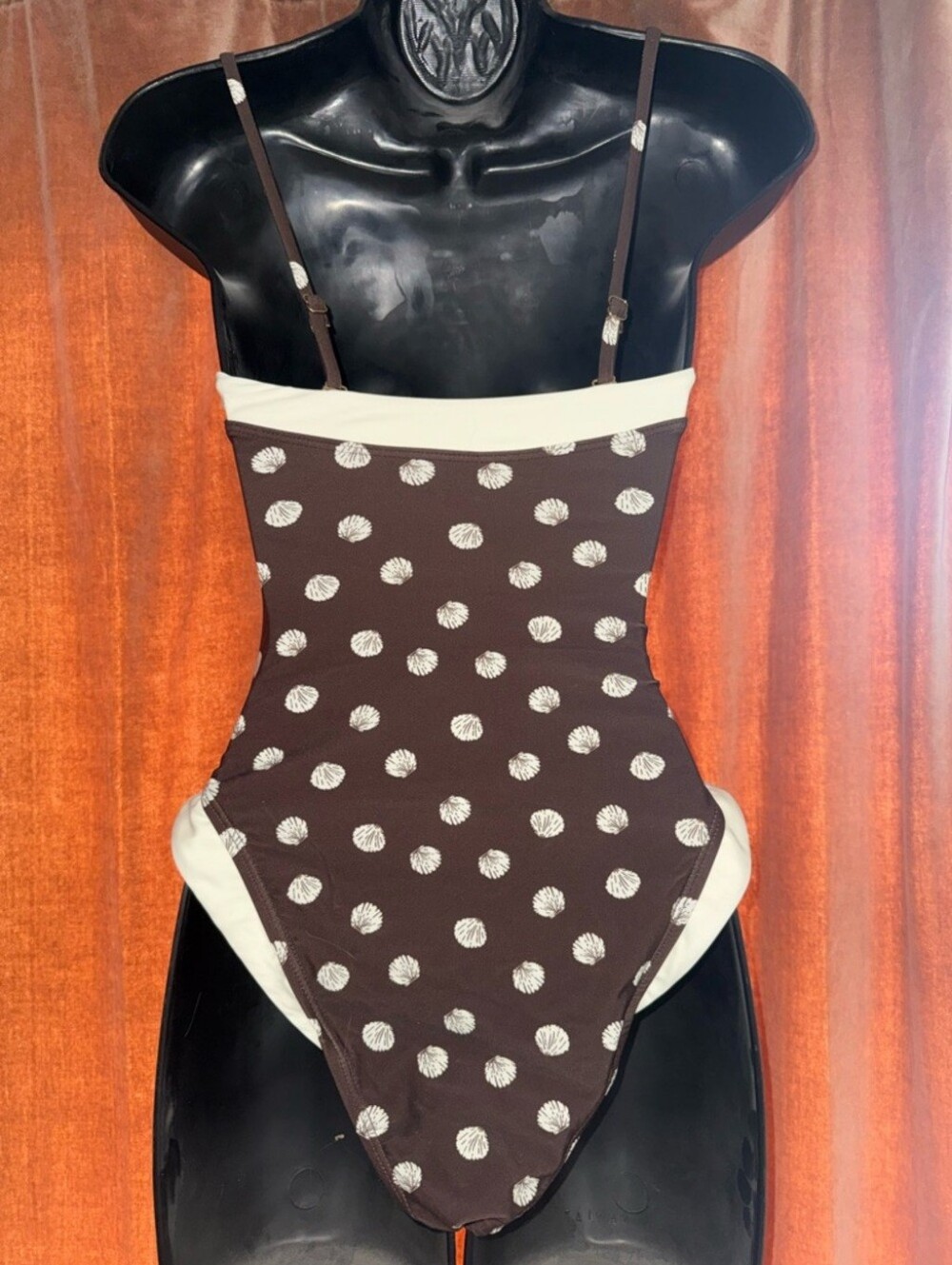 $188 NWT House of Harlow Timeless Retro Seashell Swimwear One Piece Bathong Suit - Picture 8 of 8